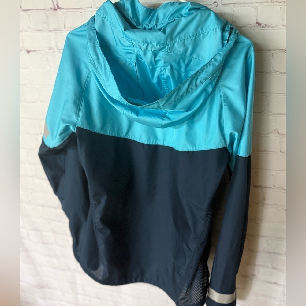 Nike Women's Blue and Black Windbreaker Sz S Spring Athleisure Athletics Sport - Picture 5 of 7